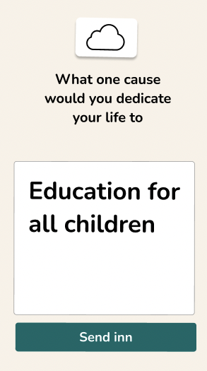 input field for participants